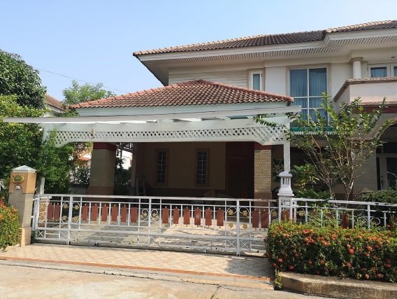 For SaleHouseEakachai, Bang Bon : Single house, Thanathong Elegant, Bang Bon, 3 bedrooms, 4 bathrooms, 2 parking spaces, 121.30 sq m.