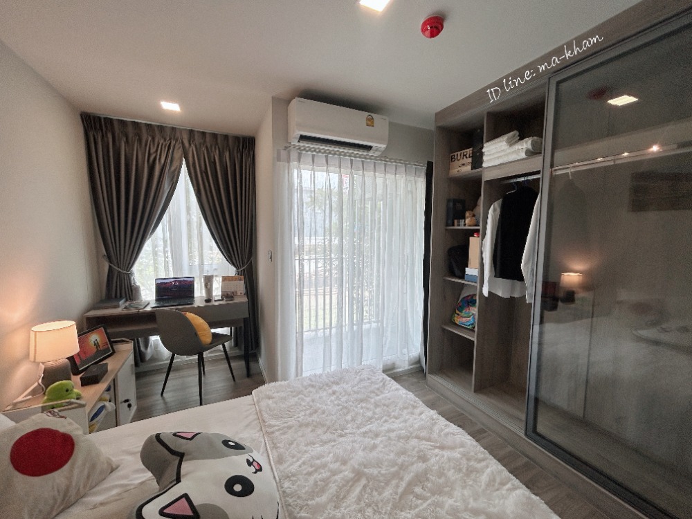 ให้เช่าคอนโดศรีราชา แหลมฉบัง บ้านบึง : ห้องใหม่ เดินทางสะดวก ตรงข้าม ม.เกษตรศรีราชา ติดถนนสุขุมวิท เดินทางสะดวกมากๆ พร้อมเฟอร์นิเจอร์แบบ Fully Furnished