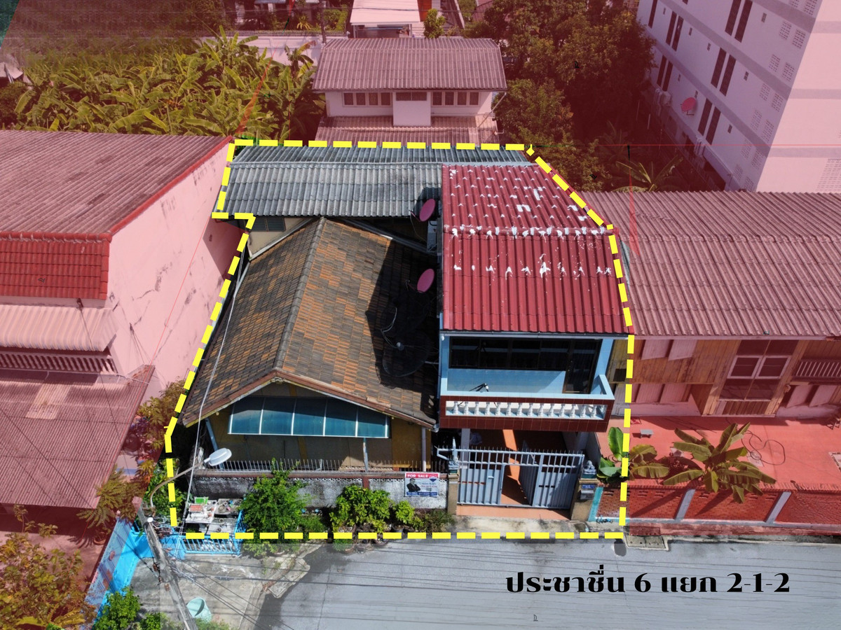 For SaleHouseBang Sue, Wong Sawang, Tao Pun : Single house in Prachachuen, Bang Sue, Soi Prachachuen 6, intersection 2-1, area 44 sq m., near MRT Tao Poon station and Bang Sue station, good location near the city.