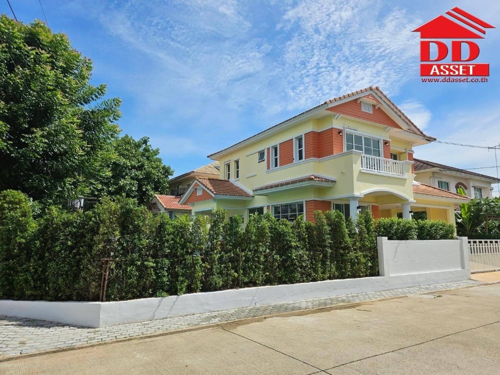 For SaleHousePathum Thani,Rangsit, Thammasat : Corner house for sale, Chaiyaphruek, Rangsit, Khlong 4, with pool, newly renovated house. Rangsit-Nakhon Nayok Rd., Thanyaburi, Pathum Thani