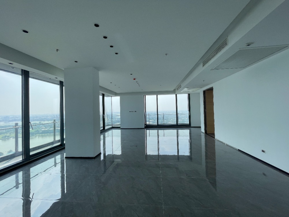 For SaleCondoRama3 (Riverside),Satupadit : For sale, luxury condo, Chao Phraya River view, Sapphire Luxury Condo, Sathorn-Rama 3, 30th floor, Penthouse room, 3 bedrooms, 4 bathrooms, usable area 206.22 sq m.