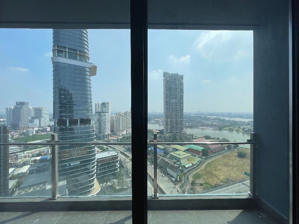 For SaleCondoRama3 (Riverside),Satupadit : For sale, luxury condo, Chao Phraya River view, Sapphire Luxury Condo, Sathorn-Rama 3, 30th floor, Penthouse room, 3 bedrooms, 4 bathrooms, usable area 206.22 sq m.