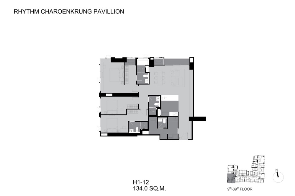 ขายคอนโดสาทร นราธิวาส : ขายราคาดีที่สุด วิวแม่น้ำเจ้าพระยา ห้องมุม 3BR 3Bath 26.3MB Tel.0959415999