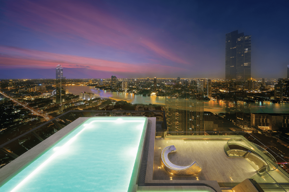 ขายคอนโดสาทร นราธิวาส : ขายราคาดีที่สุด วิวแม่น้ำเจ้าพระยา ห้องมุม 3BR 3Bath 26.3MB Tel.0959415999