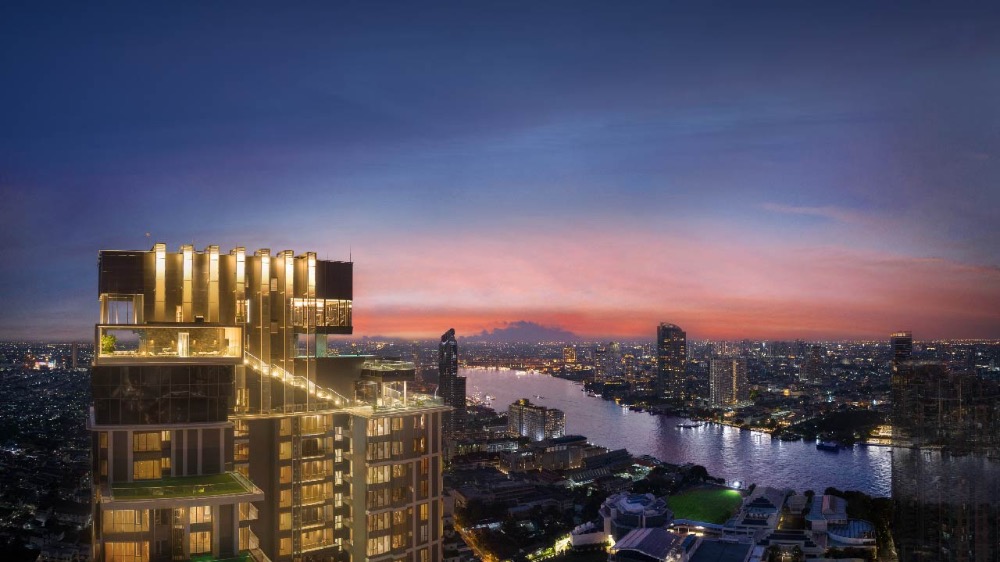 ขายคอนโดสาทร นราธิวาส : ขายราคาดีที่สุด วิวแม่น้ำเจ้าพระยา ห้องมุม 3BR 3Bath 26.3MB Tel.0959415999