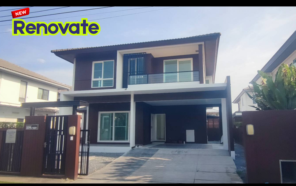 For SaleHouseBang kae, Phetkasem : For sale, for sale, Manthana Village (Kanlapaphruek-Wongwaen)