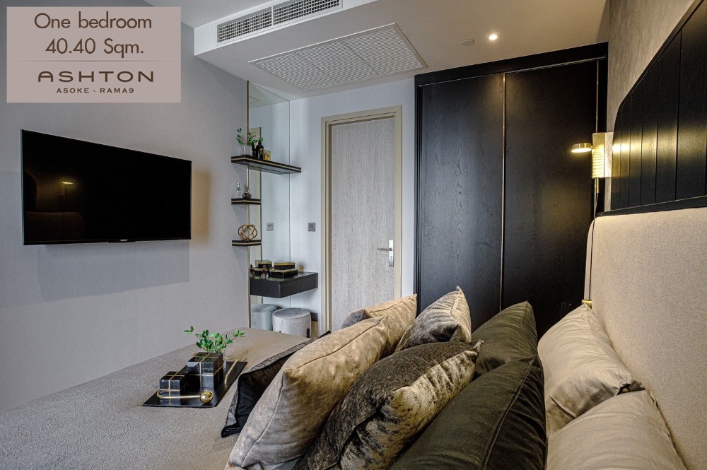 For RentCondoRama9, Petchburi, RCA : RENT ให้เช่า ** Ashton Asoke-Rama9 ห้องกว้าง 40 ตรม. 1 นอน 1 น้ำ เฟอร์ครบ พร้อมอยู่@36,000บาท/month  Call 096-2615656  ห้องกว้างมาก 40  ตรม. 1 นอน 1 น้ำ เฟอร์ครบ พร้อมอยู่    Location : Rama 9  Rental Price : 36,000 Baht