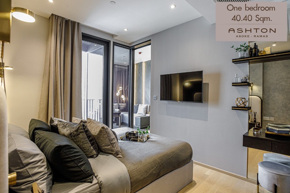 For RentCondoRama9, Petchburi, RCA : RENT ให้เช่า ** Ashton Asoke-Rama9 ห้องกว้าง 40 ตรม. 1 นอน 1 น้ำ เฟอร์ครบ พร้อมอยู่@36,000บาท/month  Call 096-2615656  ห้องกว้างมาก 40  ตรม. 1 นอน 1 น้ำ เฟอร์ครบ พร้อมอยู่    Location : Rama 9  Rental Price : 36,000 Baht