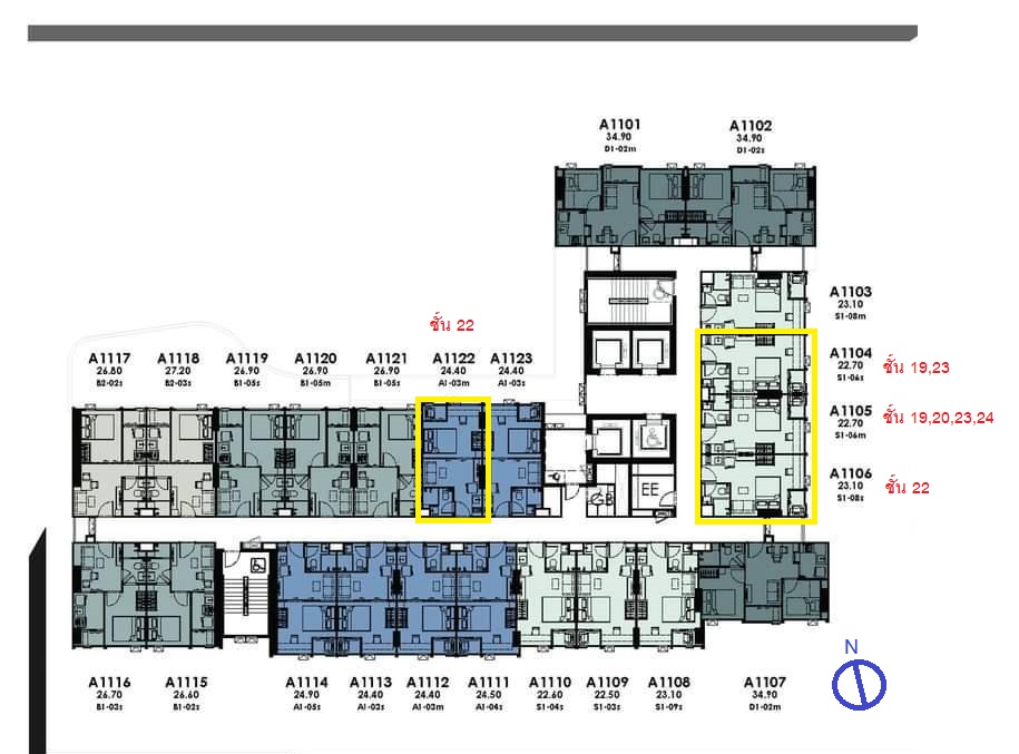 ขายดาวน์คอนโดปทุมธานี รังสิต ธรรมศาสตร์ : Modiz Avantgarde ห้อง Studio, 1 Bedroom