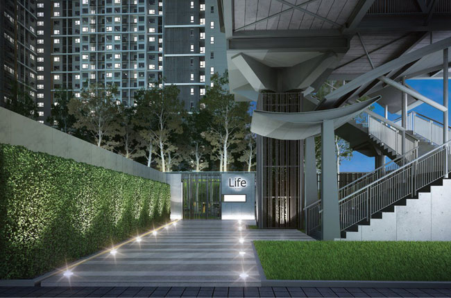 For RentCondoRama9, Petchburi, RCA : 📣For rent Life asoke 🚋 next to MRT Phetchaburi / size 30 sq m, high floor ✨