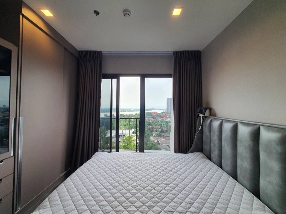 For SaleCondoRattanathibet, Sanambinna : For sale Politan Aqua, beautifully decorated, corner room, fully furnished, ready to move in, receive immediate rent 9000/month