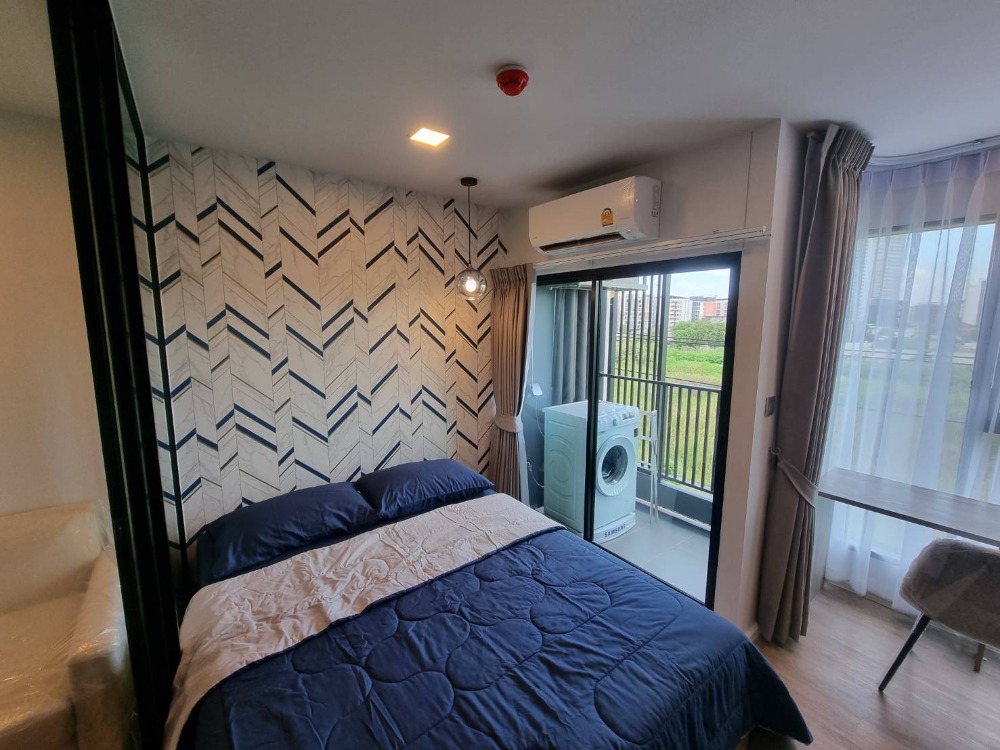 ให้เช่าคอนโดปทุมธานี รังสิต ธรรมศาสตร์ : ให้เช่าคอนโด เคฟ ทียู 1 Bedroom  9,000 บ/ด  ขนาด 24.35 ตรม ตึก A ชั้น 4