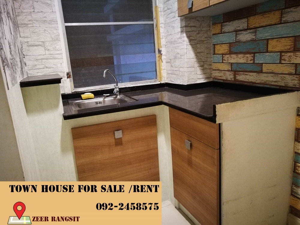 ให้เช่าทาวน์โฮมปทุมธานี รังสิต ธรรมศาสตร์ : ทาวน์เฮาส์ 3 ชั้น ให้เช่า หมู่บ้าน ภุมริน รังสิต ติดเซียร์ 