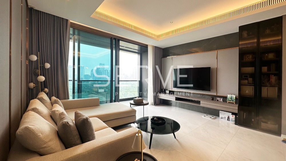 ให้เช่าคอนโดวิทยุ ชิดลม หลังสวน : 🔥125 K 🔥1 นอน มีอ่าง ตกแต่งสวยหรู มีสไตล์ ทำเลดี วิวสวน คอนโดติดสวนลุมพินี ใกล้ BTS ราชดำริ ที่ Sindhorn Tonson / ให้เช่าคอนโด