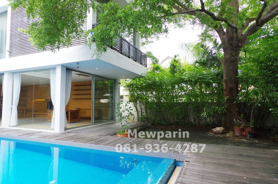 ขายบ้านมีนบุรี-ร่มเกล้า : 0042891 ขายบ้านพูลวิลล่า รามคำแหง118 สะพานสูง บึงกุ่ม ขนาด 130 ตร.วา บ้านพูลวิลล่าหลังสวย สไตล์โมเดิร์นพร้อมสระว่ายน้ำส่วนตัว