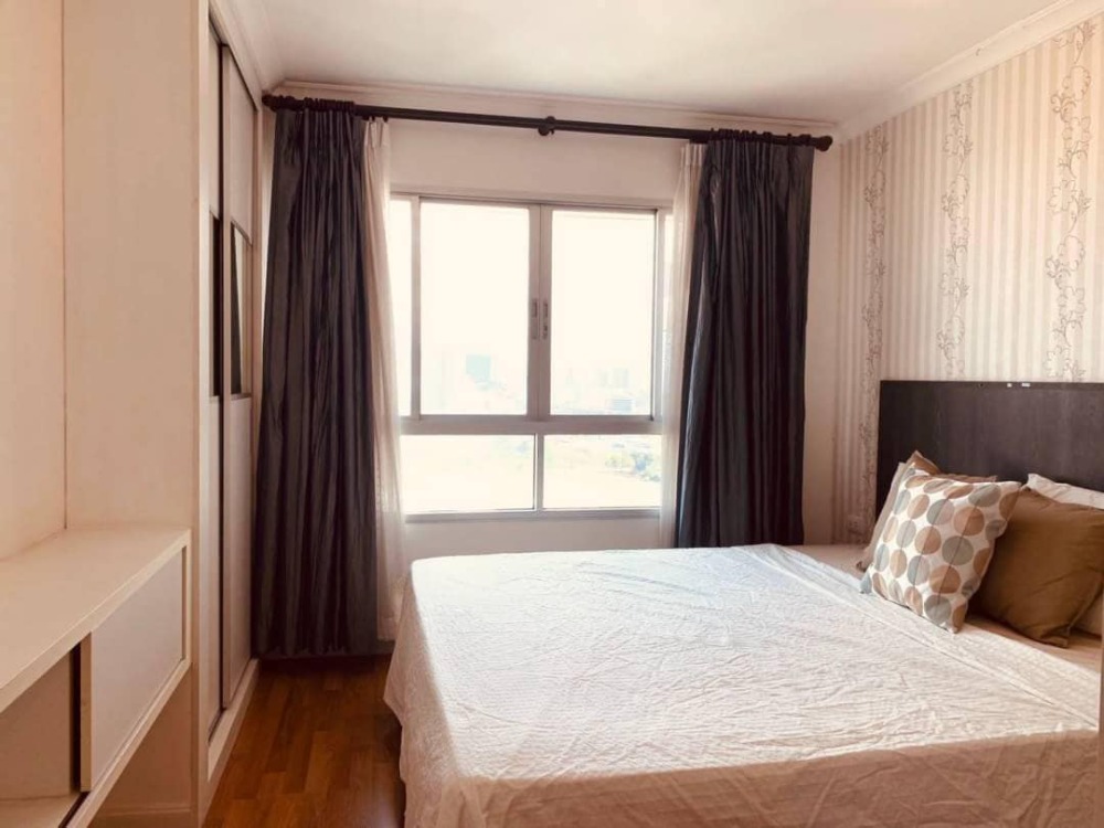 For RentCondoRama9, Petchburi, RCA : 📣 Lumpini Place Rama 9 🚋 MRT Rama 9 / size 34 sq m, bedroom partition, beautifully decorated room✨