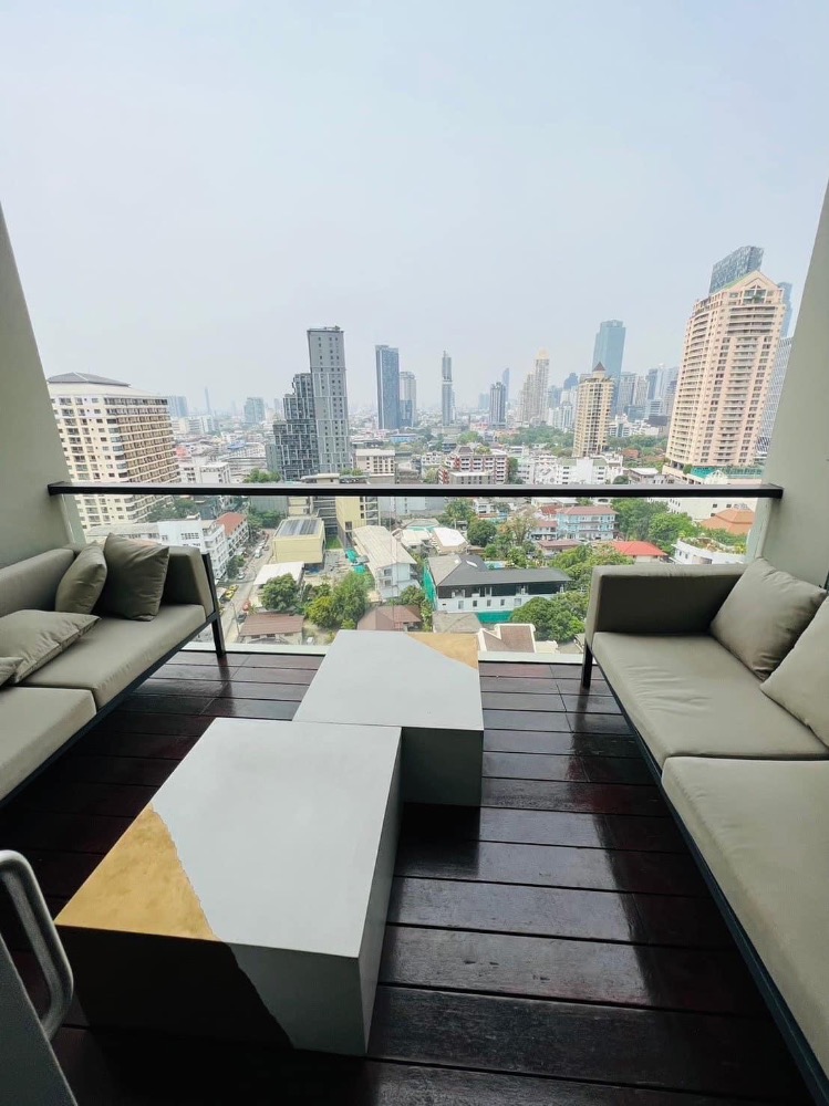 For SaleCondoSathorn, Narathiwat : Sell with tenant til 14 March 2026
Duplex room for sale at The Sukhothai Residences, 1 bedroom (floor plan 2 bedrooms), wide balcony, near MRT Lumpini