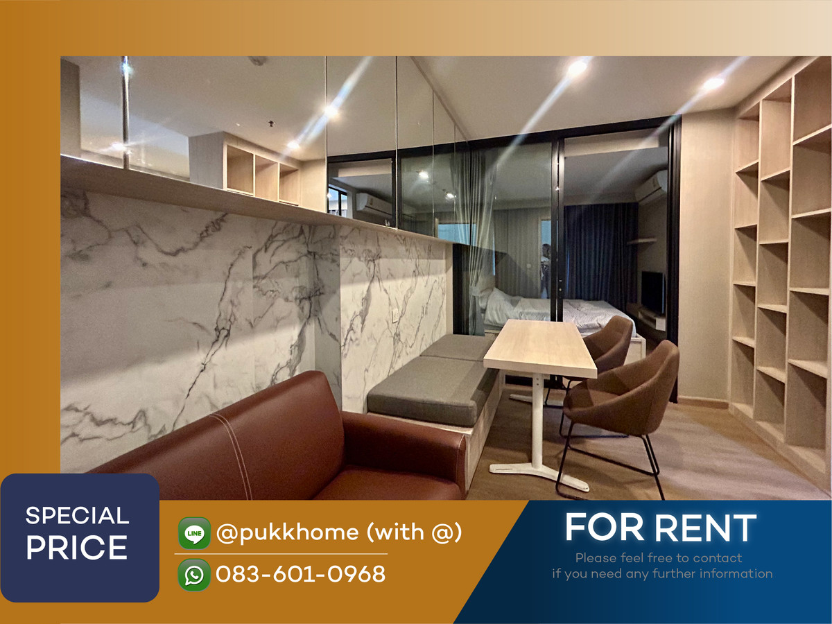 ให้เช่าคอนโดพระราม 9 เพชรบุรีตัดใหม่ RCA :  Life Asoke  |  35 ตร.ม.  ห้องเเต่งสวย พร้อมอยู่ พ.ค.  📞 Line:@pukkhome (with @ )
