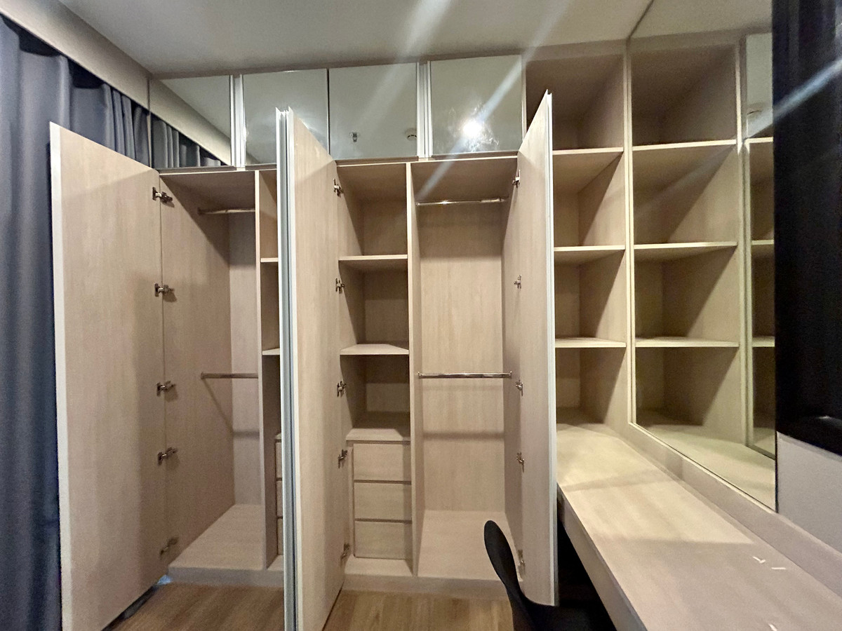 For RentCondoRama9, Petchburi, RCA : Life Asoke | 35 sq m. Beautifully decorated room, ready to move in in May 📞 Line:@pukkhome (with @ )