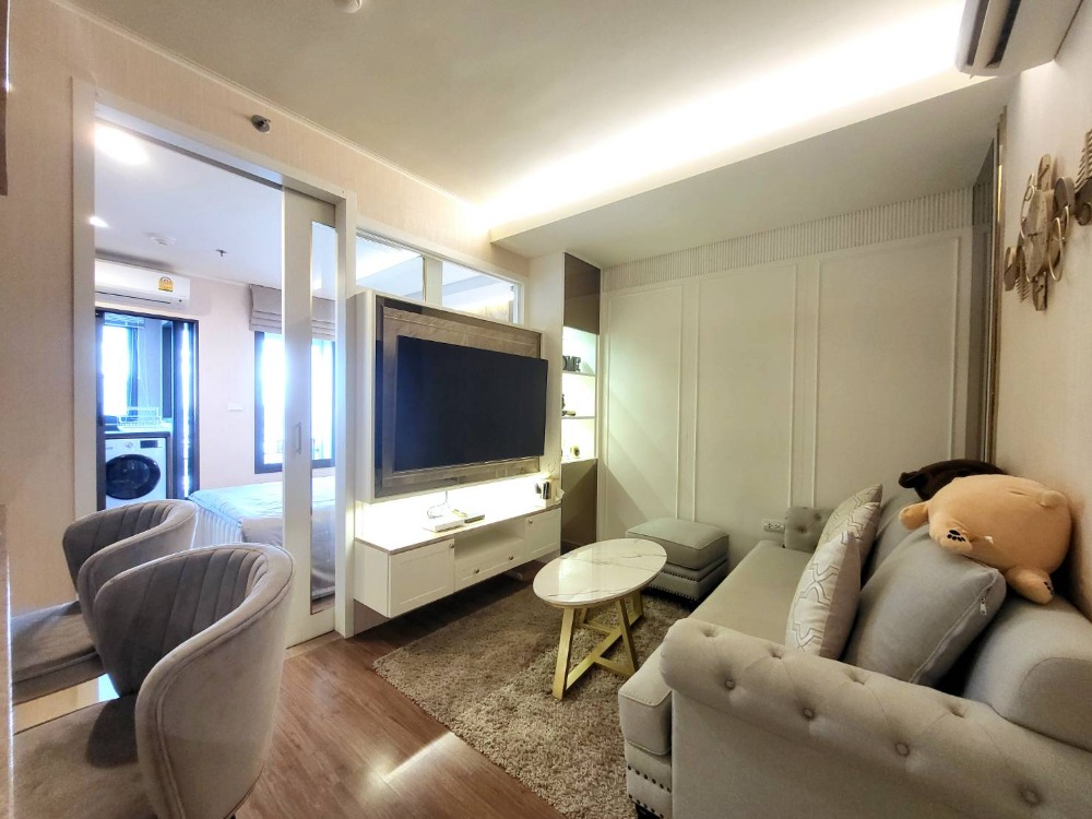 For RentCondoRama3 (Riverside),Satupadit : Condo for rent, U delight resident riverfront, 28th floor, room facing the Chao Phraya River, very beautiful view.
