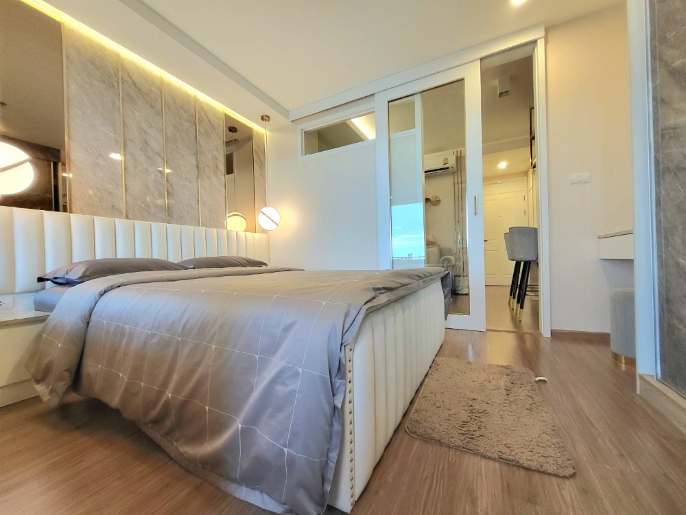 For RentCondoRama3 (Riverside),Satupadit : Condo for rent, U delight resident riverfront, 28th floor, room facing the Chao Phraya River, very beautiful view.