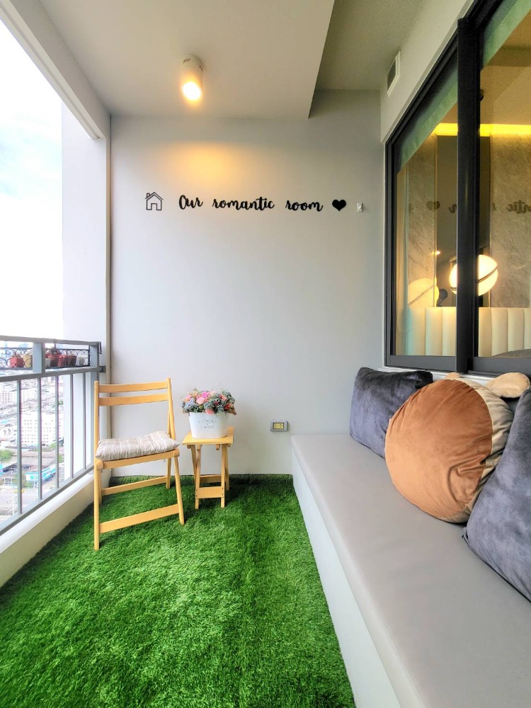 For RentCondoRama3 (Riverside),Satupadit : Condo for rent, U delight resident riverfront, 28th floor, room facing the Chao Phraya River, very beautiful view.