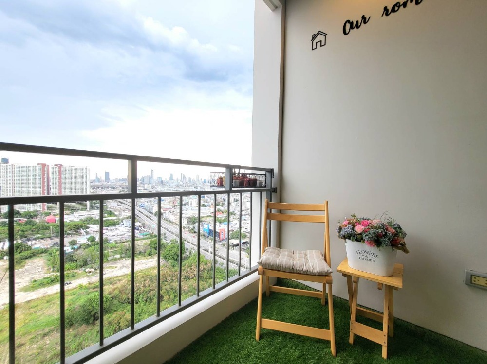 For RentCondoRama3 (Riverside),Satupadit : Condo for rent, U delight resident riverfront, 28th floor, room facing the Chao Phraya River, very beautiful view.