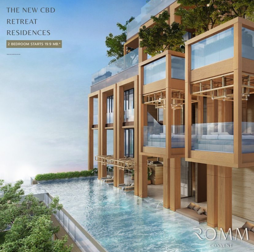 ขายคอนโดสีลม ศาลาแดง บางรัก : 🔥🔥 ขายห้องโครงการ 𝐑𝐎𝐌𝐌 𝐂𝐎𝐍𝐕𝐄𝐍𝐓 2Bed เริ่ม 19.9MB Tel. 0959415999