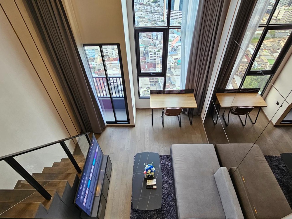 ให้เช่าคอนโดสยาม จุฬา สามย่าน : Park Origin Chula - Samyan【𝐑𝐄𝐍𝐓】🔥ห้องสุด Luxury สองชั้น เฟอร์หรูหรา วิวใจกลางเมือง ใกล้ MRT 🔥 ติดต่อไลน์ไอดี: @hacondo