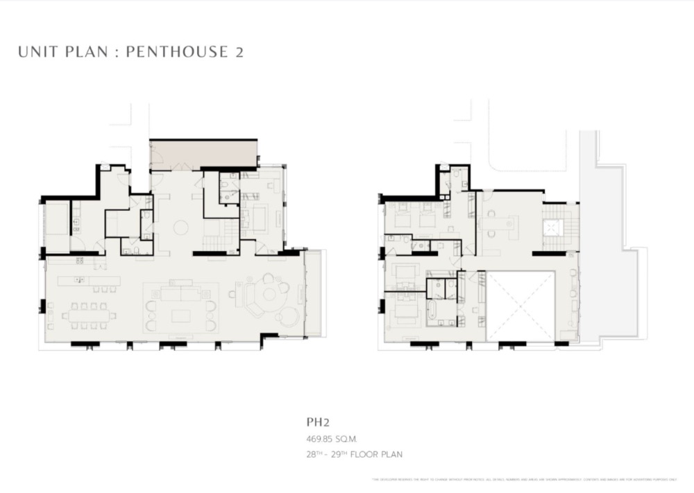 ขายคอนโดสีลม ศาลาแดง บางรัก : 🏆🏆 ขาย Penthouse 2ห้องสุดท้าย 418sqm. 145.19mb 4Bed 4Bath Tel. 0959415999