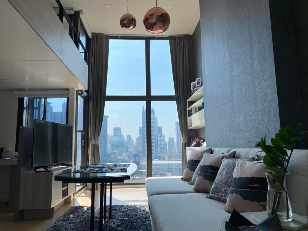 For RentCondoRama9, Petchburi, RCA : New duplex room for rent ! with free wifi&fully  furnished chewathai residence asoke close to MRT Rama9