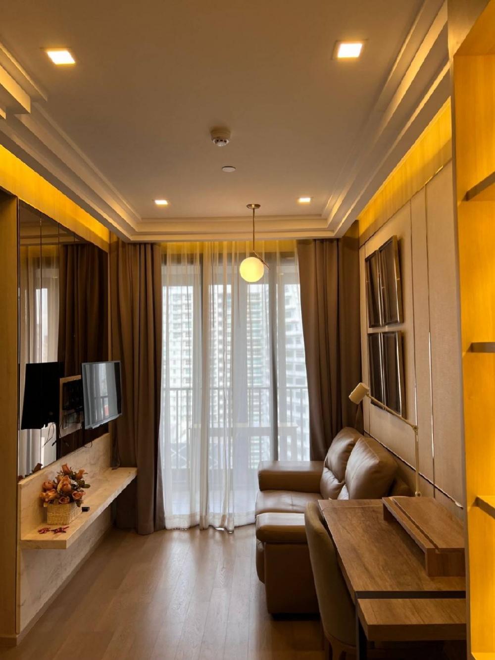 For RentCondoSukhumvit, Asoke, Thonglor : 🔥Urgent for rent🔥Ashton Asoke, beautifully decorated room, fully furnished, ready to move in, near MRT Rama 9