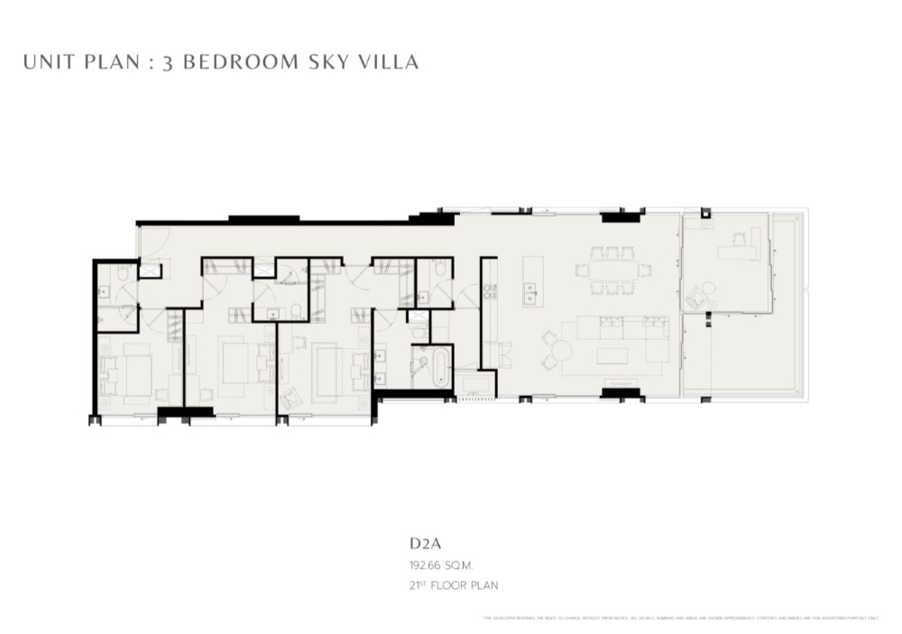 ขายคอนโดสีลม ศาลาแดง บางรัก : 🔥🔥 ขายห้องโครงการ 3Bed Villa 𝐑𝐨𝐦𝐦 𝐂𝐨𝐧𝐯𝐞𝐧𝐭 Size 165.80 sq.m. Tel.0959415999