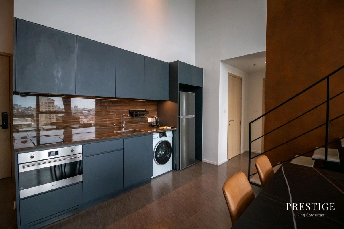 For RentCondoSilom, Saladaeng, Bangrak : 📌For RENT | The Lofts Silom - 2BR Loft Type (59+12sqm), 55,000 THB