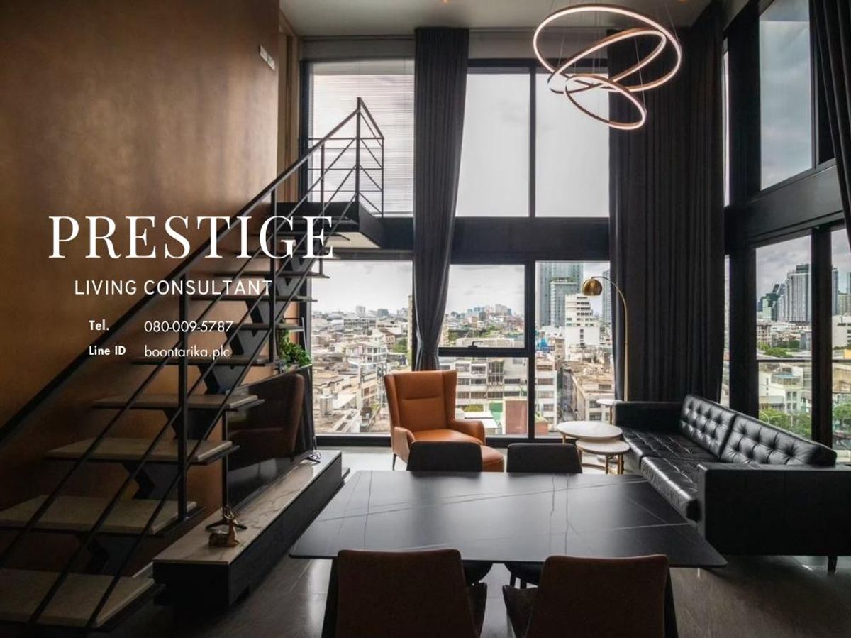 ให้เช่าคอนโดสีลม ศาลาแดง บางรัก : 📌For RENT เช่า | The Lofts Silom - 2BR Loft - Hybrid (71 sqm) 65,000 THB