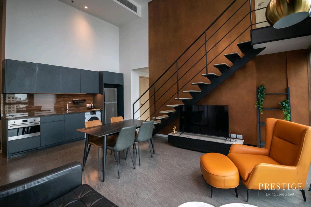 For RentCondoSilom, Saladaeng, Bangrak : 📌For RENT | The Lofts Silom - 2BR Loft Type (59+12sqm), 55,000 THB