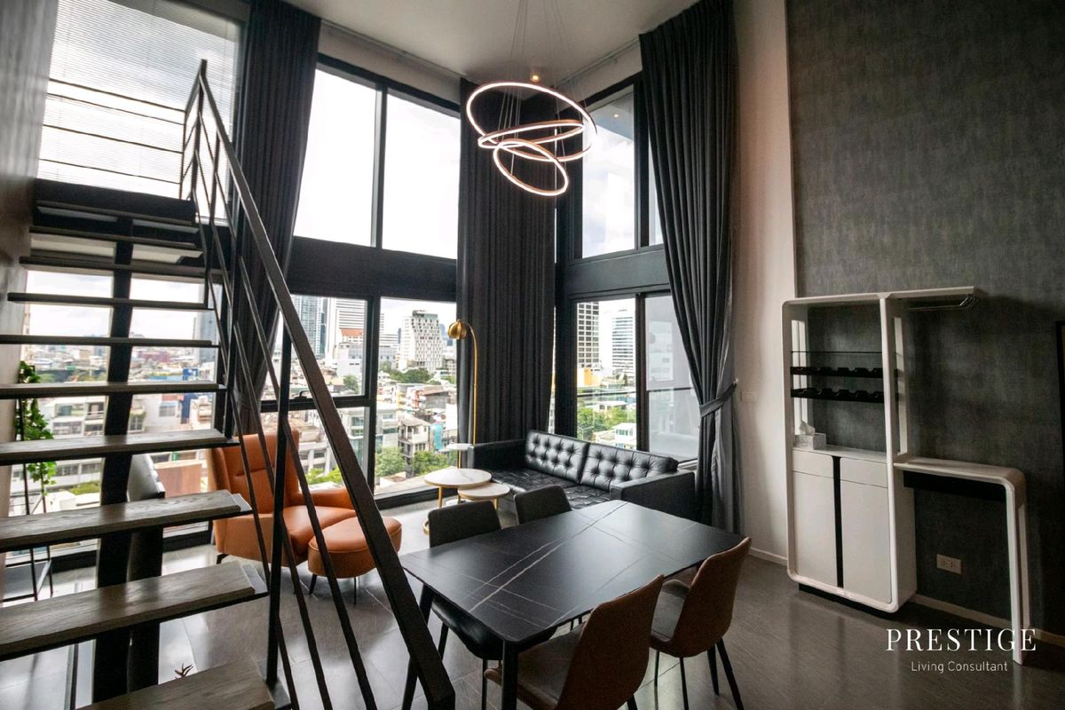 For RentCondoSilom, Saladaeng, Bangrak : 📌For RENT | The Lofts Silom - 2BR Loft Type (59+12sqm), 55,000 THB