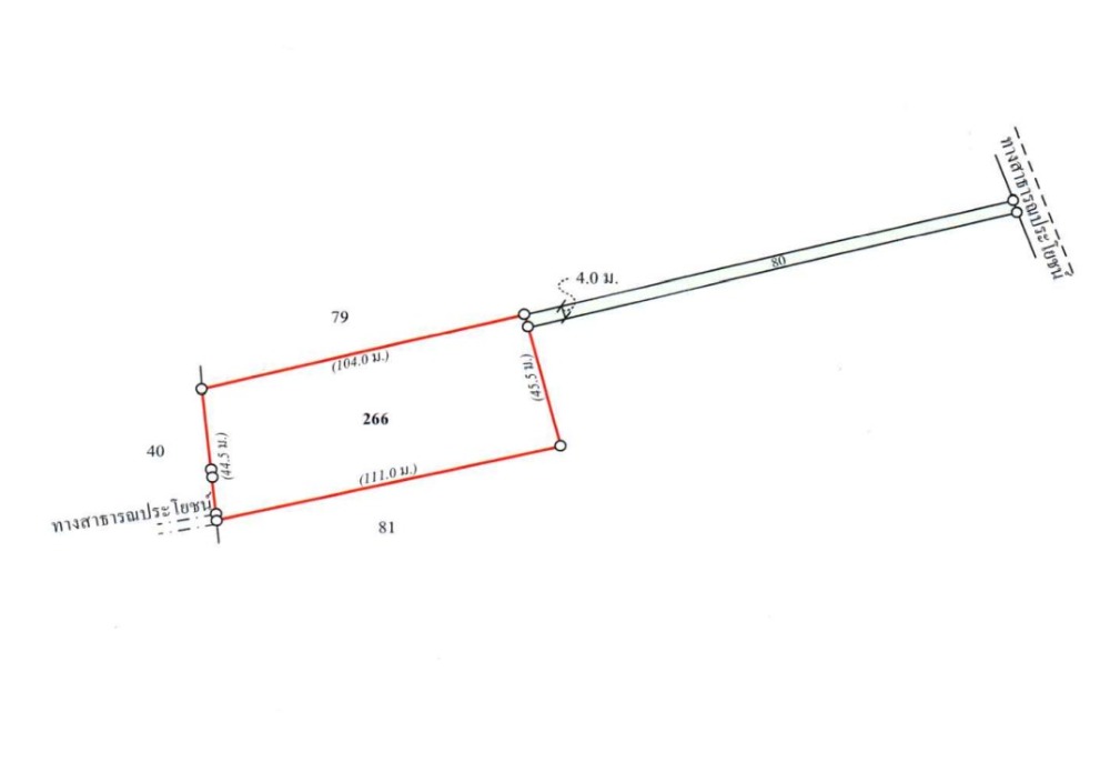 ขายที่ดินหัวหิน ประจวบคีรีขันธ์ : ที่ดินเปล่า เนื้อที่ 3 ไร่ แยกจากซอยสามร้อยยอด 13  อ.สามร้อยยอด จ.ประจวบคีรีขันธ์  ห่างทะเล 800 เมตร
