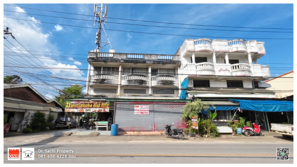 ขายอาคารพาณิชย์เชียงใหม่ : ขาย/เช่า อาคาพาณิชย์ อ.ฝาง 2 ชั้นครึ่ง 2 คูหา 45.7 ตร.ว. ตึกทะลุถึงกัน, ใกล้ที่ว่าการอำเภอฝาง จ.เชียงใหม่