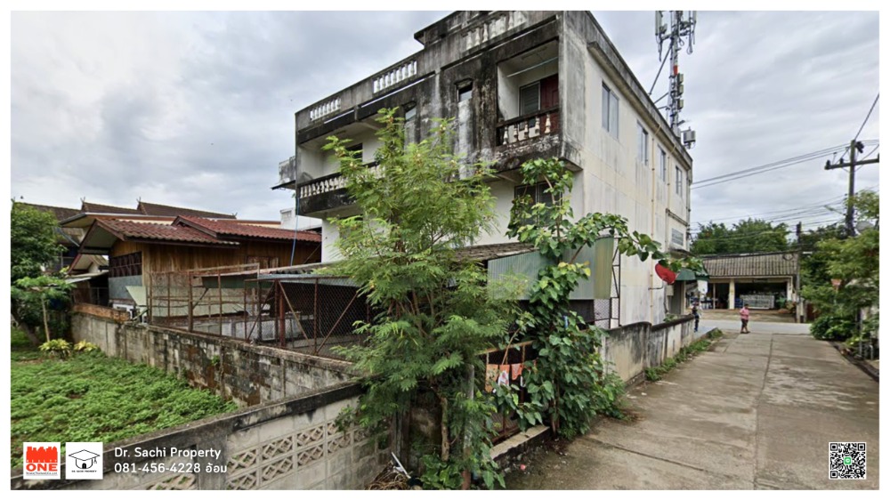 ขายอาคารพาณิชย์เชียงใหม่ : ขาย/เช่า อาคาพาณิชย์ อ.ฝาง 2 ชั้นครึ่ง 2 คูหา 45.7 ตร.ว. ตึกทะลุถึงกัน, ใกล้ที่ว่าการอำเภอฝาง จ.เชียงใหม่