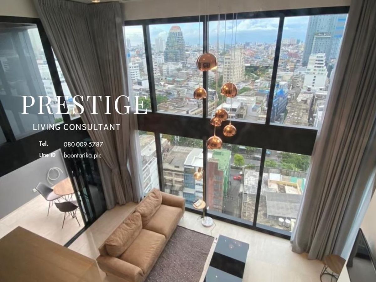 ให้เช่าคอนโดสีลม ศาลาแดง บางรัก : 📌For RENT เช่า | The Lofts Silom - 2BR Loft - Hybrid (68 sqm) 55,000 THB