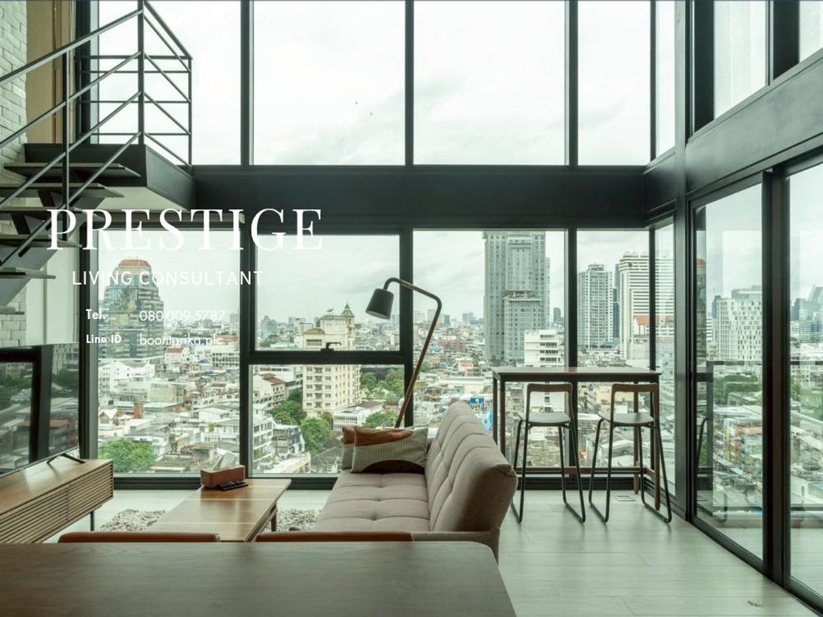 ให้เช่าคอนโดสีลม ศาลาแดง บางรัก : 📌For RENT เช่า | The Lofts Silom - 2BR 1BT Loft - Hybrid (68 sqm), 60,000 THB