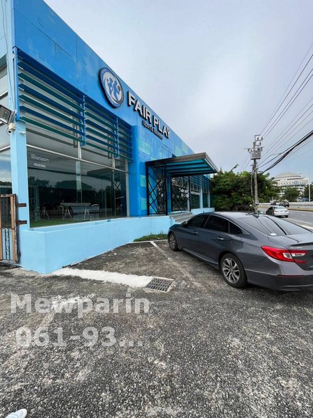For RentLandRattanathibet, Sanambinna : 0042895 Land for rent, next to the main road, beautiful plot, size 3 rai 2 ngan.
