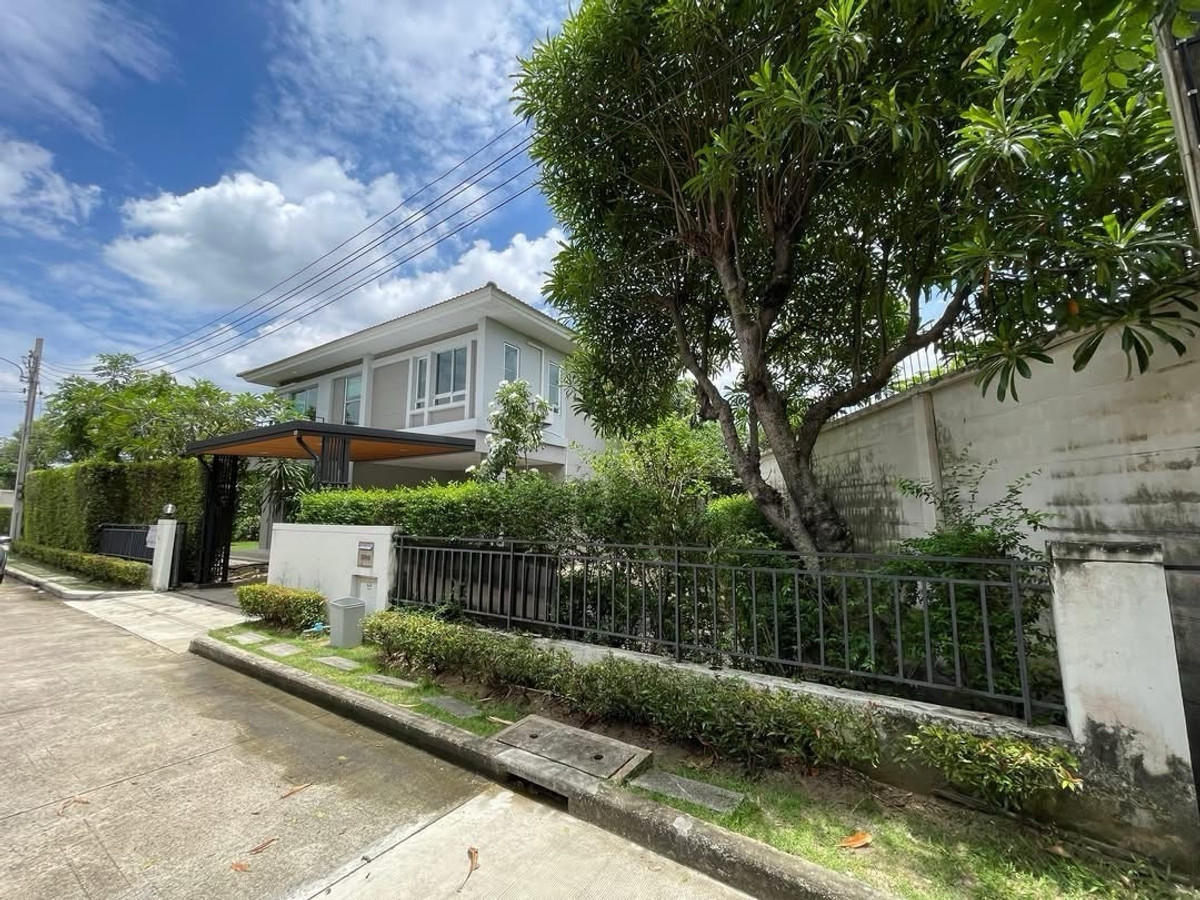 For SaleHouseRama5, Ratchapruek, Bangkruai : For sale, 2-story detached CORNER house, Life Bangkok Boulevard Ratchapruek - Rattanathibate