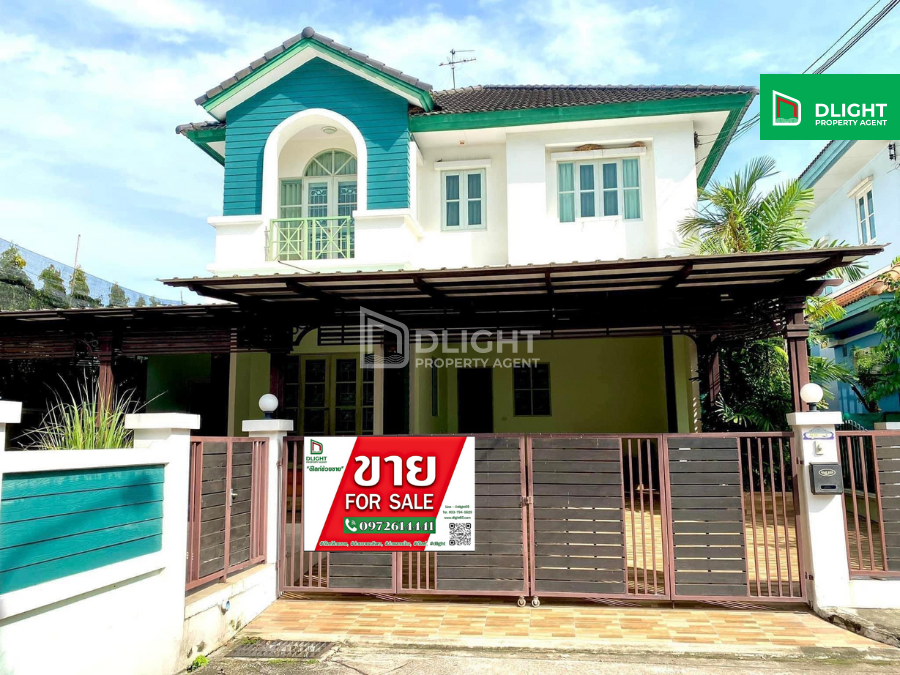 For SaleHouseMin Buri, Romklao : Single house Wararom, right side, built-in throughout, ready to move in, complete additions, priced at 6.95 million baht.