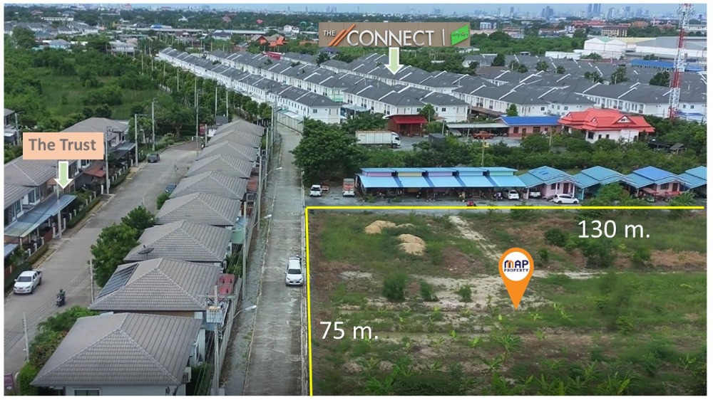 For SaleLandLadkrabang, Suwannaphum Airport : Land in the urban community area, Suvarnabhumi zone Beautiful plot of land