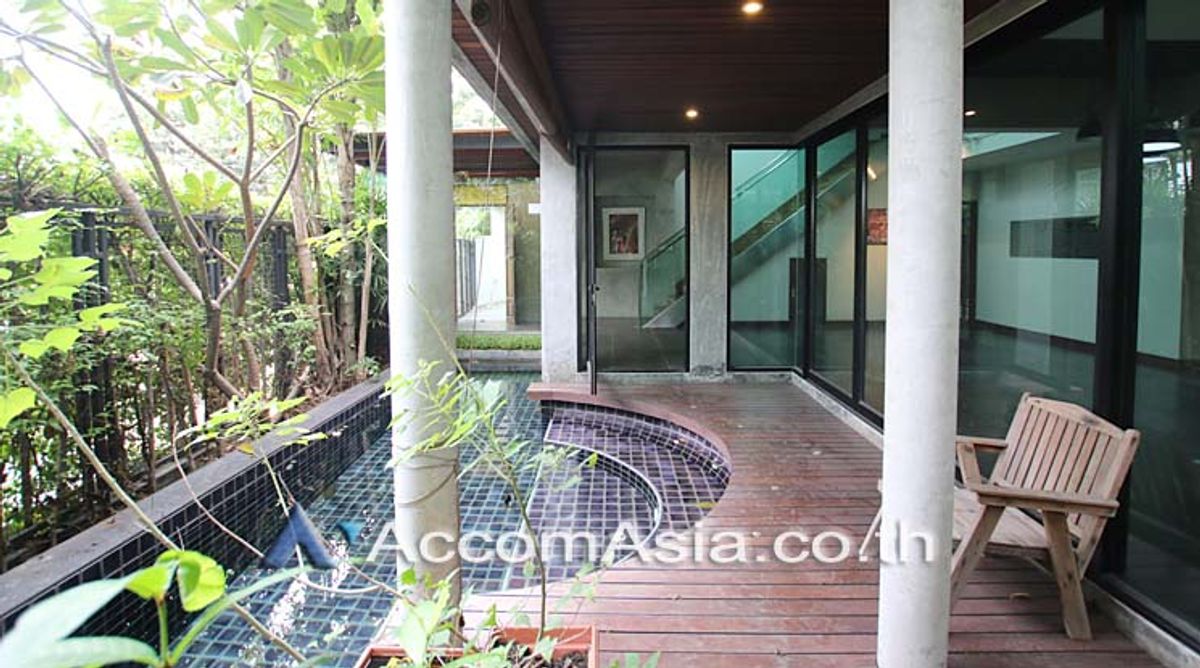 ให้เช่าบ้านสุขุมวิท อโศก ทองหล่อ : 🔼 AccomA🔽 Home Office, Huge Terrace, Private Swimming Pool, Pet friendly Modern Tropical Home with Natural Greenery and Airy Design (13001853)