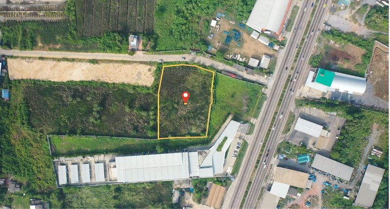 For SaleLandNakhon Pathom : Land for sale in Nakhon Chai Si, 4-3 -40 rai, Si Sa Thong Subdistrict, Nakhon Chai Si District, Nakhon Pathom, near Petchkasem Road, only 100 meters (outbound side, Nakhon Chai Si section)