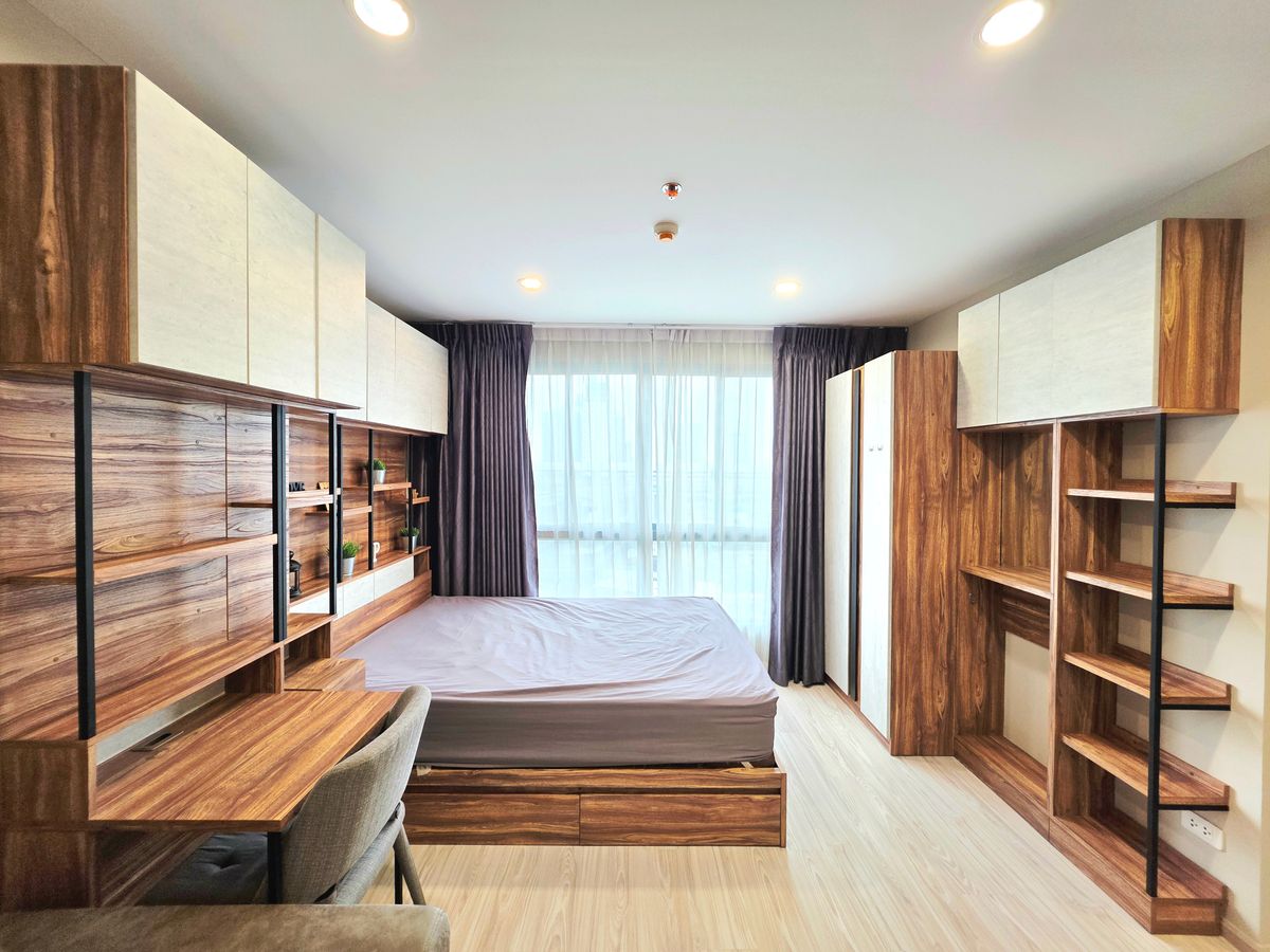 For RentCondoBang Sue, Wong Sawang, Tao Pun : Condo for rent at IDEO Mobi Bang Sue Interchange – Fully furnished with appliances, next to Tao Poon MRT Station