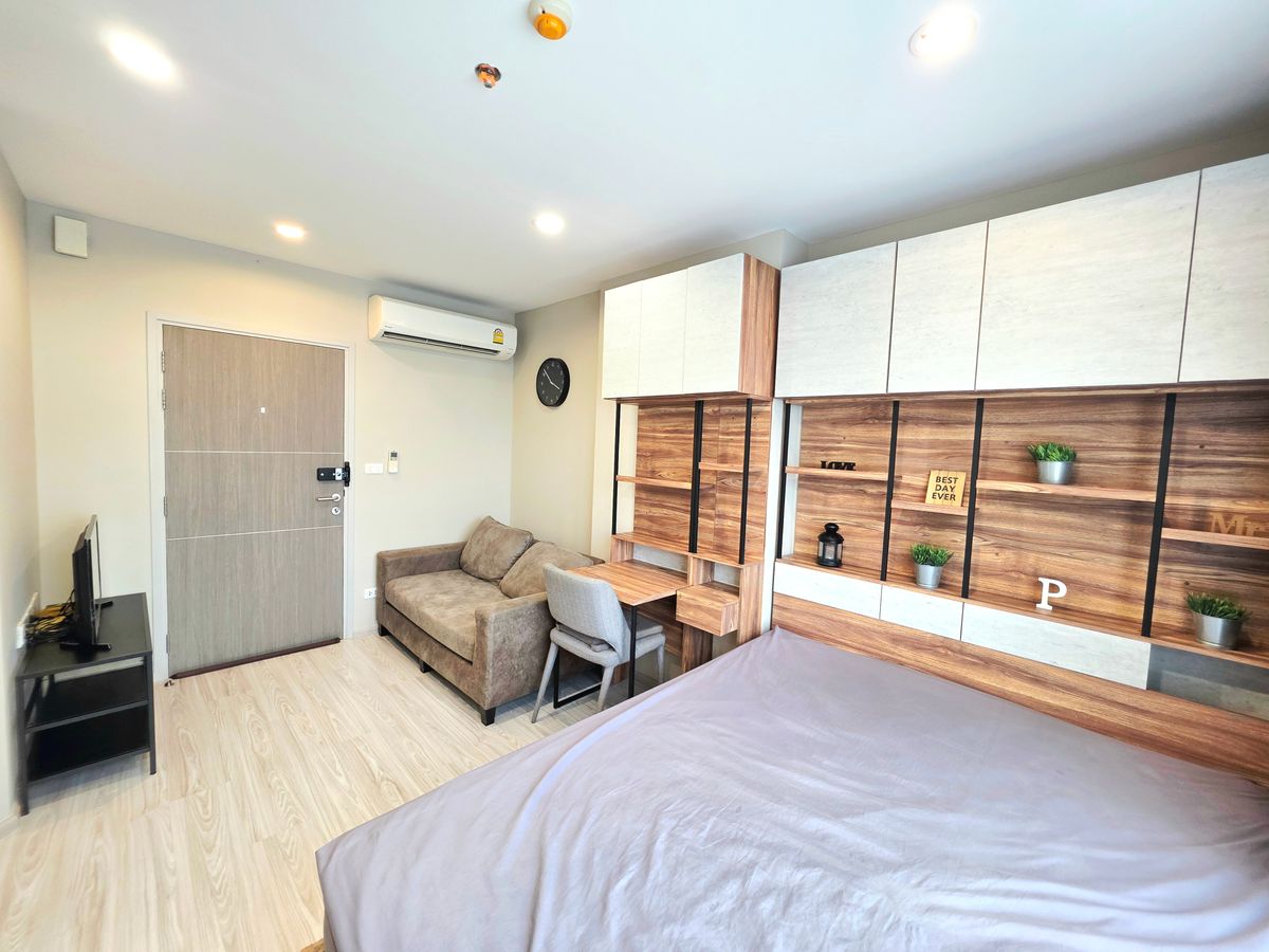 ให้เช่าคอนโดบางซื่อ วงศ์สว่าง เตาปูน : 🔥ให้เช่าด่วน🔥ไอดีโอ โมบิ บางซื่อ แกรนด์ อินเตอร์เชนจ์ Renovate ใหม่ แต่งครบเครื่องใช้ไฟฟ้า+เฟอร์นิเจอร์ ติด MRT เตาปูน